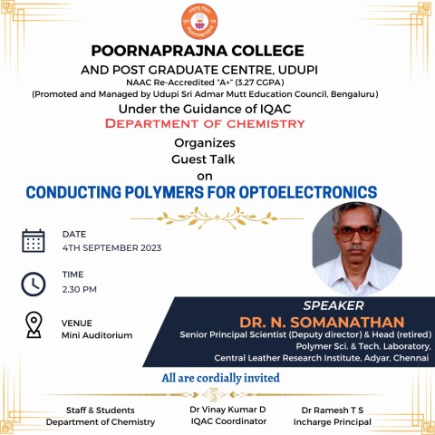 CONDUCTING POLYMERS FOR OPTOELECTRONICS