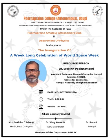 WORLD SPACE WEEK