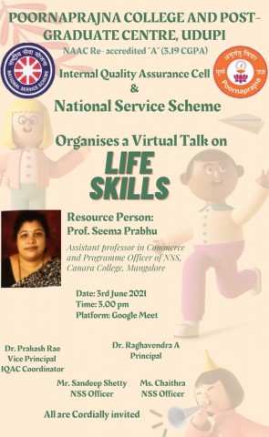 A Virtual Talk on Life skill