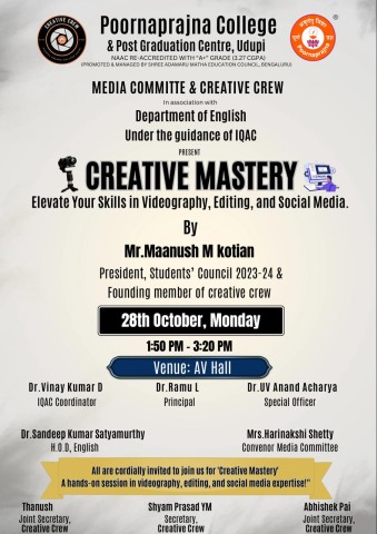 CREATIVE MASTERY