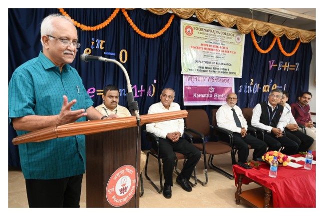  National conferrence  on "Scope of research in Discrete Mathematics" as per N.E.P